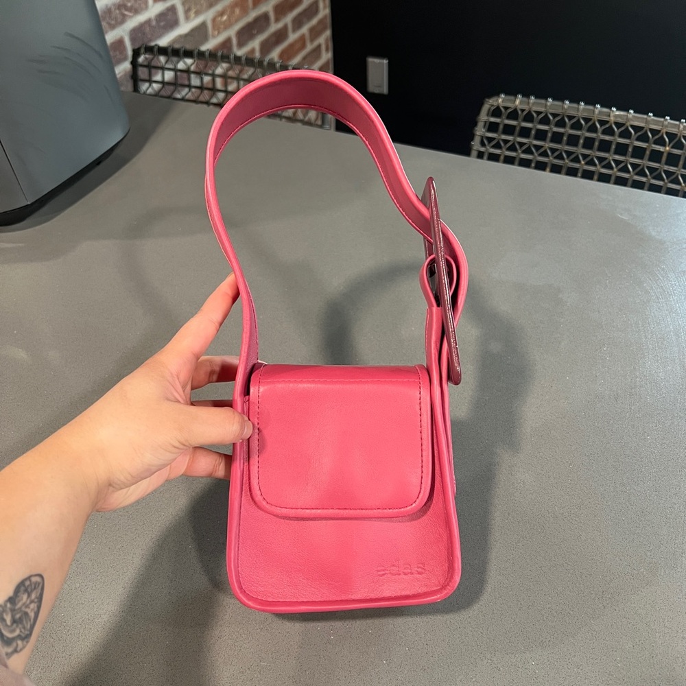 Edas Mini Yshaia Leather Shoulder Bag